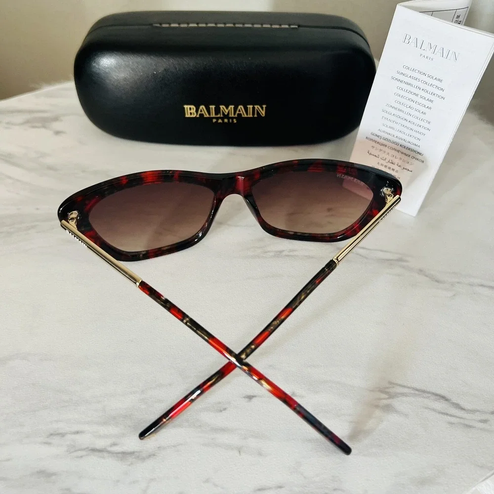 Balmain 56mm Modified Cat Eye‎ Sunglasses